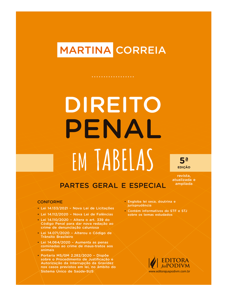 Direito Penal em Tabelas - Partes Geral e Especial (2021)